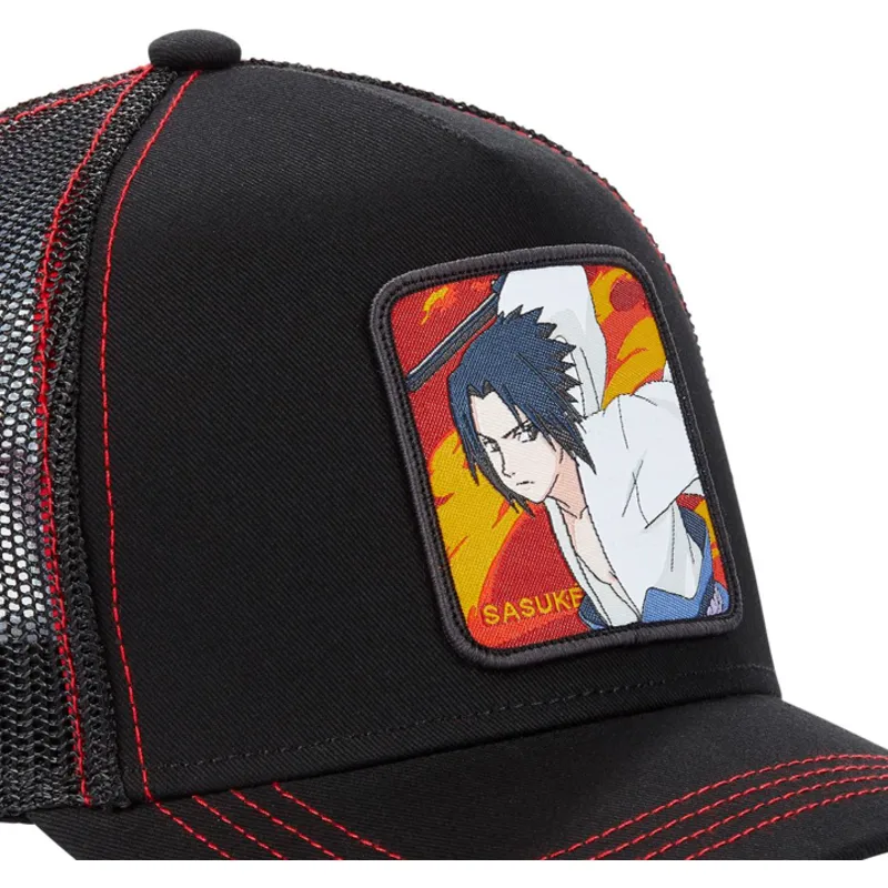 kapa-zaobljena-crna-snapback-fir2-sasuke-uchiha-naruto-capslab