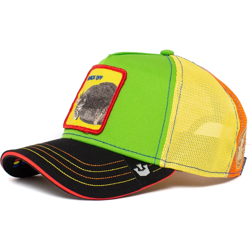 kapa-zaobljena-zelena-snapback-whack-off-holey-moley-the-farm-goorin-bros