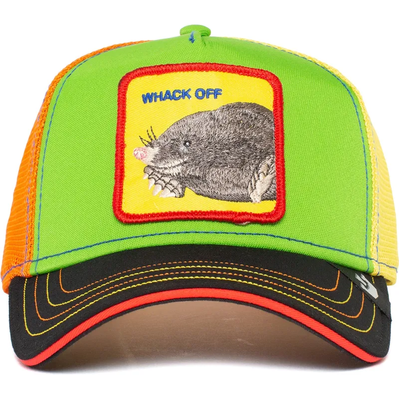 kapa-zaobljena-zelena-snapback-whack-off-holey-moley-the-farm-goorin-bros