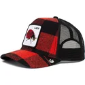 kapa-zaobljena-crvena-snapback-lady-plaidy-bug-the-farm-goorin-bros