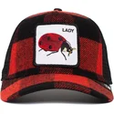 kapa-zaobljena-crvena-snapback-lady-plaidy-bug-the-farm-goorin-bros