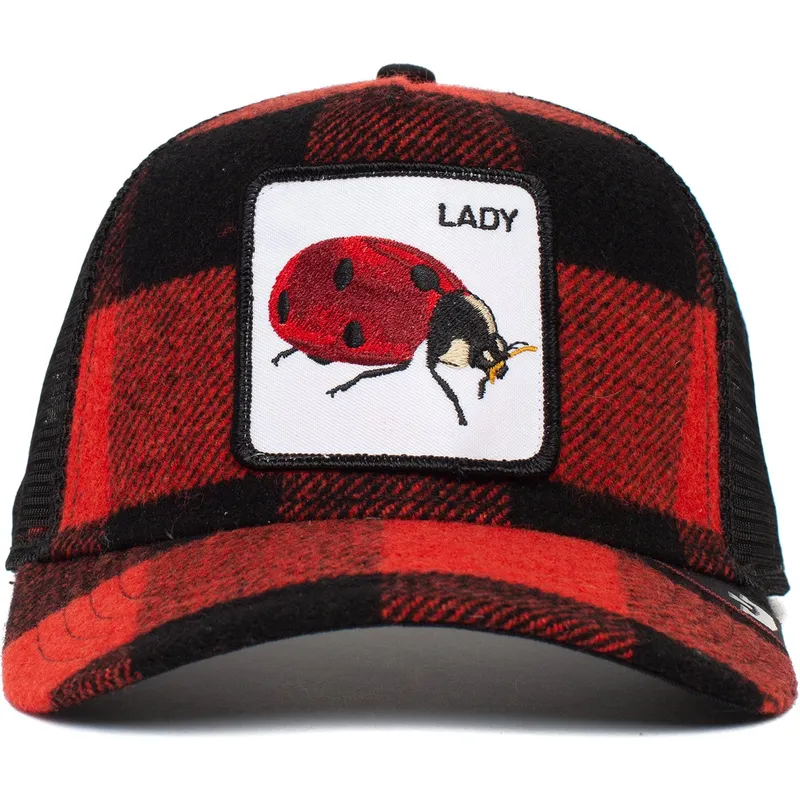 kapa-zaobljena-crvena-snapback-lady-plaidy-bug-the-farm-goorin-bros kapa-zaobljena-crvena-snapback-lady-plaidy-bug-the-farm-goorin-bros
