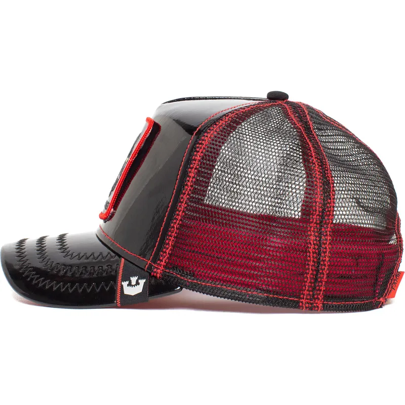 kapa-zaobljena-crna-snapback-black-panther-power-forever-patent-leather-the-farm-goorin-bros kapa-zaobljena-crna-snapback-black-panther-power-forever-patent-leather-the-farm-goorin-bros