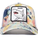 kapa-zaobljena-bijela-snapback-shark-tie-dye-the-farm-goorin-bros
