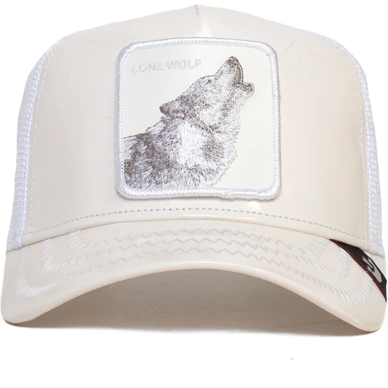 kapa-zaobljena-bijela-snapback-lone-wolf-big-white-patent-leather-the-farm-goorin-bros