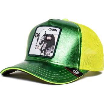 kapa-zaobljena-zelena-snapback-cash-shine-metallic-the-farm-goorin-bros