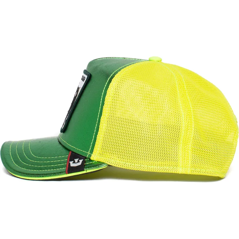 kapa-zaobljena-zelena-snapback-cash-shine-metallic-the-farm-goorin-bros