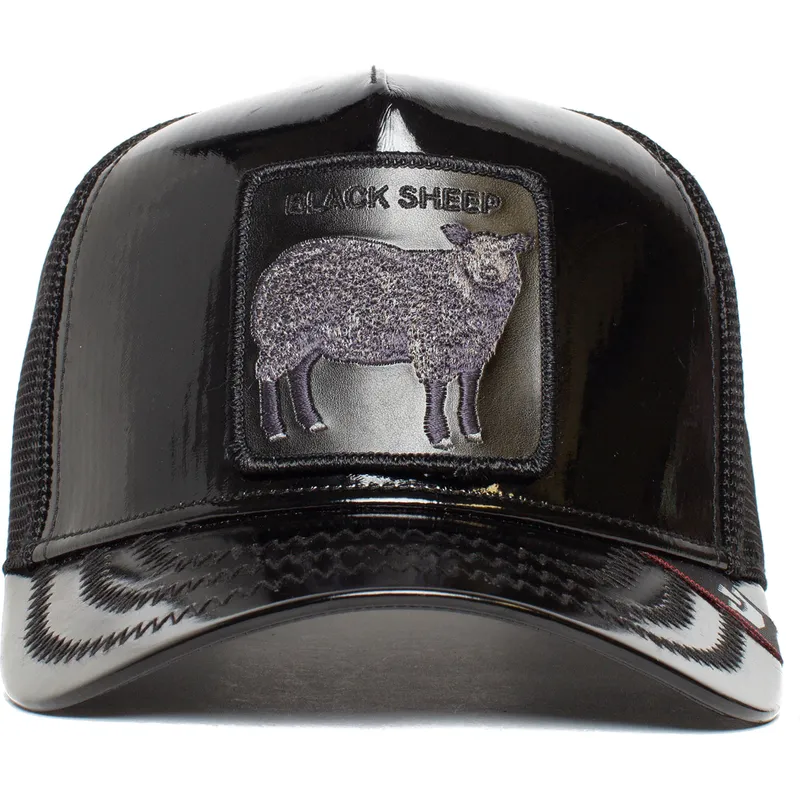 kapa-zaobljena-crna-snapback-black-sheep-big-black-patent-leather-the-farm-goorin-bros