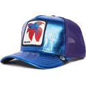 kapa-zaobljena-plava-snapback-siam-fighter-blue-light-metallic-the-farm-goorin-bros