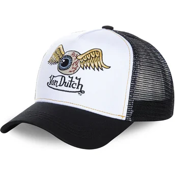 Kapa zaobljena bijela snapback WHI Von Dutch