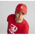 kapa-zaobljena-crvena-podesiv-sptwr-race-b-ferrari-formula-1-puma