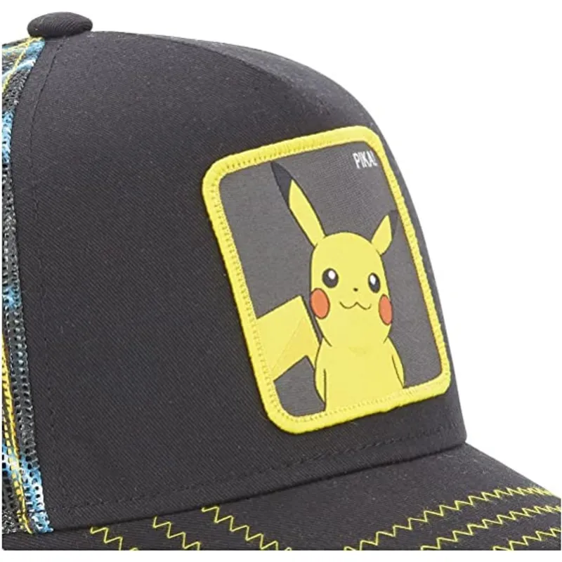 kapa-zaobljena-crna-snapback-pkm2-ele1-pikachu-pokemon-capslab