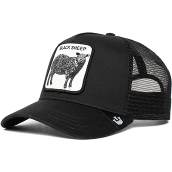 Kapa zaobljena crna snapback Naughty Lamb The Farm Goorin Bros.