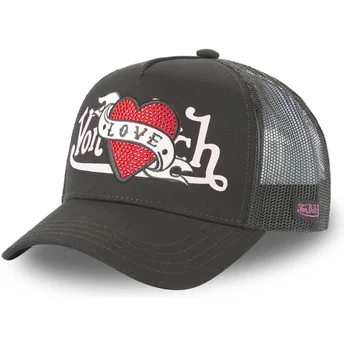 Cap zaobljena black snapback Von Dutch