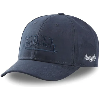 kapa-zaobljena-mornarsko-plava-snapback-suedine1-von-dutch