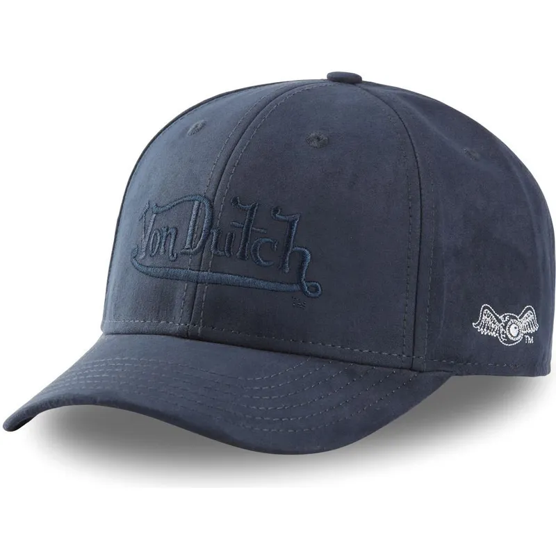 kapa-zaobljena-mornarsko-plava-snapback-suedine1-von-dutch