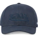 kapa-zaobljena-mornarsko-plava-snapback-suedine1-von-dutch