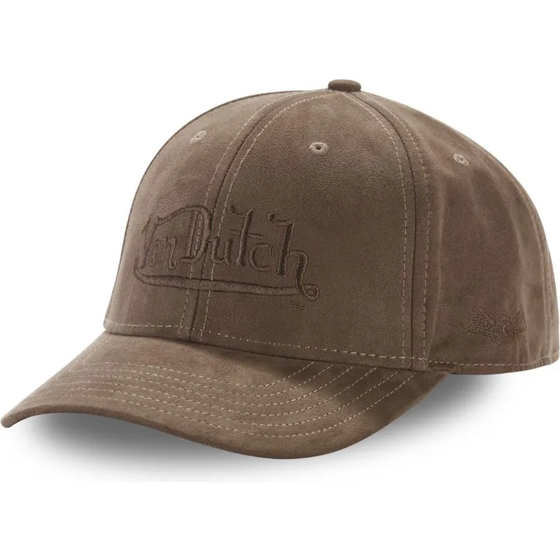 kapa-zaobljena-smeda-snapback-suedine3-von-dutch