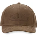 kapa-zaobljena-smeda-snapback-suedine3-von-dutch