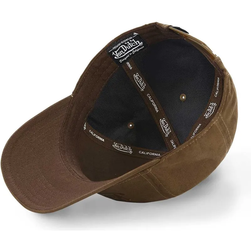 kapa-zaobljena-smeda-snapback-suedine3-von-dutch