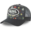 kapa-zaobljena-crna-snapback-tattoo-tat01-von-dutch