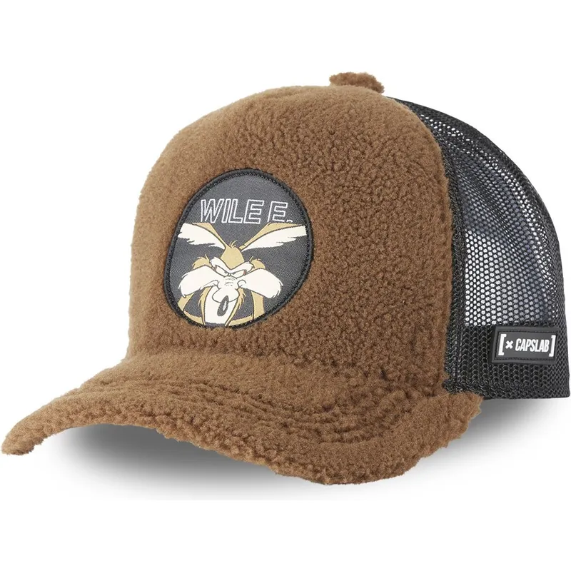 kapa-zaobljena-smeda-snapback-kojot-looney-tunes-capslab
