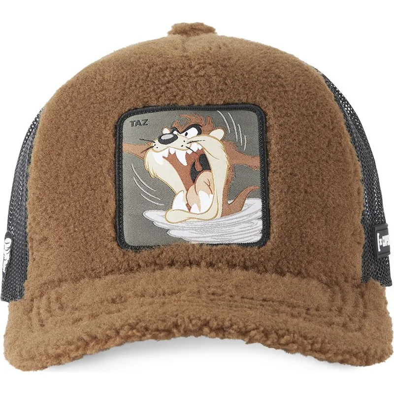 kapa-zaobljena-smeda-snapback-tasmanski-vrag-looney-tunes-capslab kapa-zaobljena-smeda-snapback-tasmanski-vrag-looney-tunes-capslab