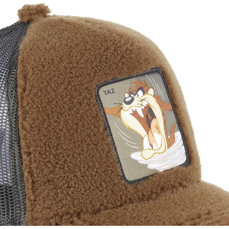 kapa-zaobljena-smeda-snapback-tasmanski-vrag-looney-tunes-capslab kapa-zaobljena-smeda-snapback-tasmanski-vrag-looney-tunes-capslab