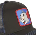 kapa-zaobljena-crna-snapback-to7-tom-looney-tunes-capslab