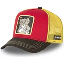 capslab-tom-to4-looney-tunes-red-yellow-and-black-trucker-hat