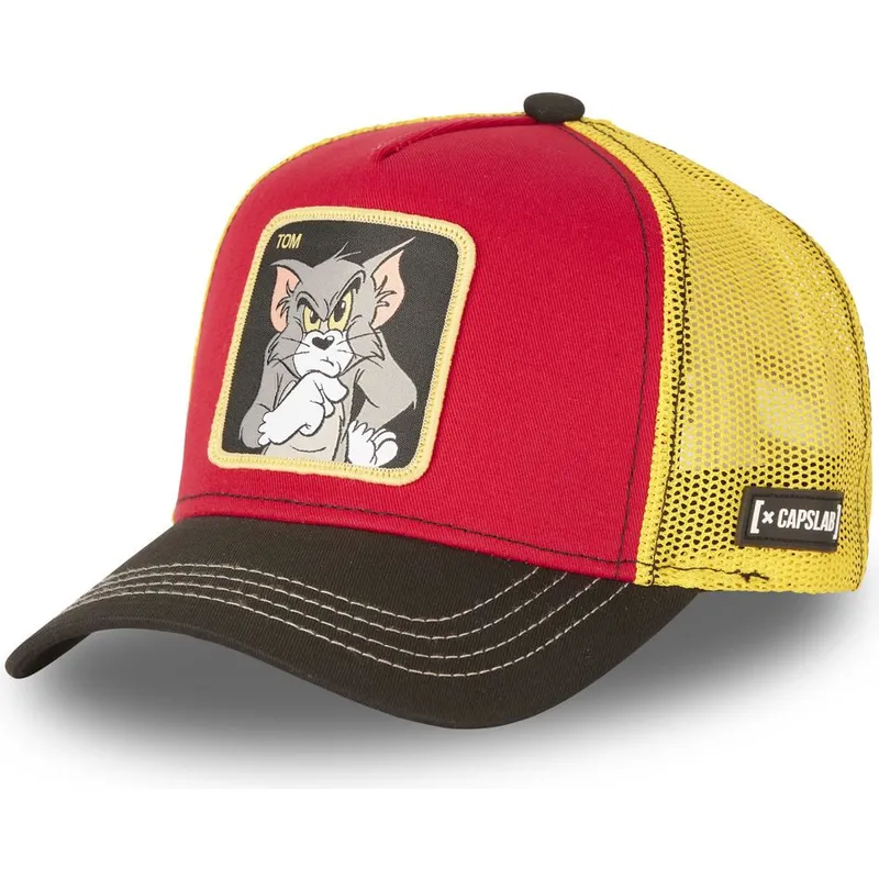 kapa-zaobljena-crvena-snapback-to4-tom-looney-tunes-capslab