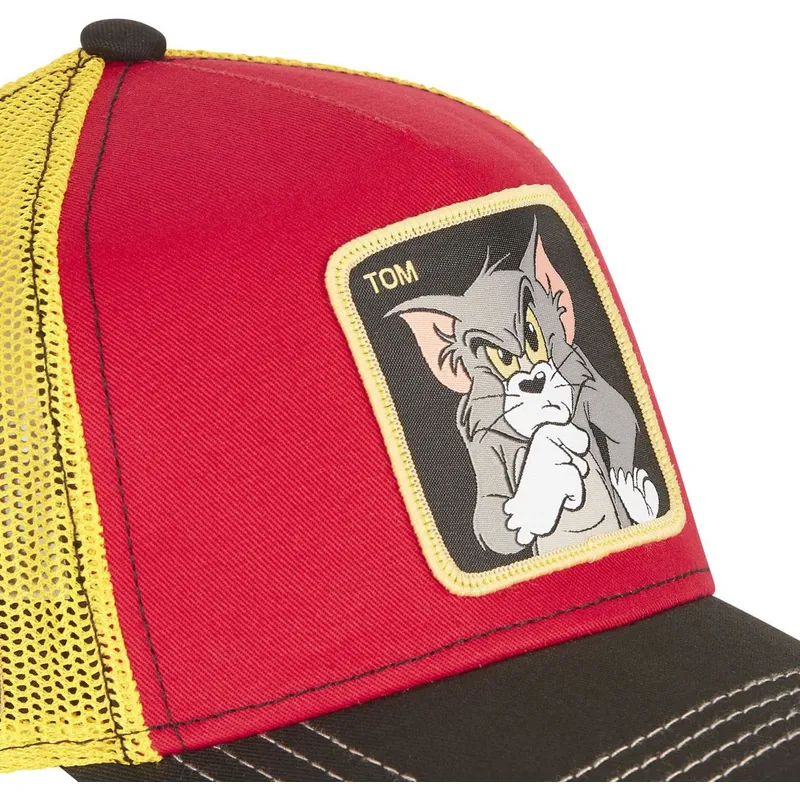 kapa-zaobljena-crvena-snapback-to4-tom-looney-tunes-capslab