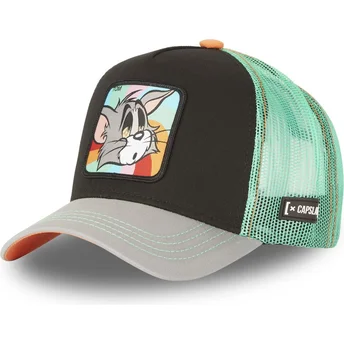 kapa-zaobljena-crna-snapback-to6-tom-looney-tunes-capslab