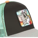 kapa-zaobljena-crna-snapback-to6-tom-looney-tunes-capslab