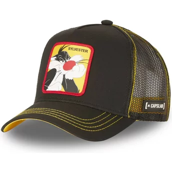 Capslab Sylvester SY1 Looney Tunes Black Trucker Hat