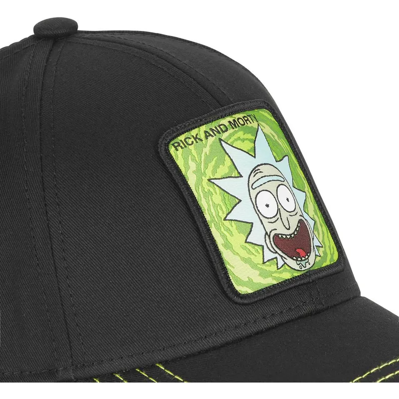 kapa-zaobljena-crna-podesiv-casb-ri2-rick-sanchez-rick-i-morty-capslab