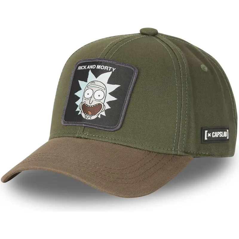 kapa-zaobljena-zelena-podesiv-casb-ri1-rick-sanchez-rick-i-morty-capslab