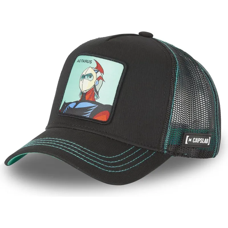 kapa-zaobljena-crna-snapback-cas-act1-daisuke-duke-fleed-robot-grendizer-capslab