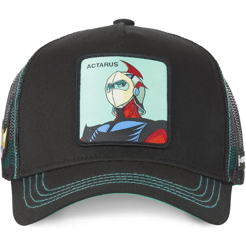kapa-zaobljena-crna-snapback-cas-act1-daisuke-duke-fleed-robot-grendizer-capslab