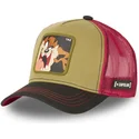 kapa-zaobljena-smeda-snapback-tasmanski-vrag-looney-tunes-capslab