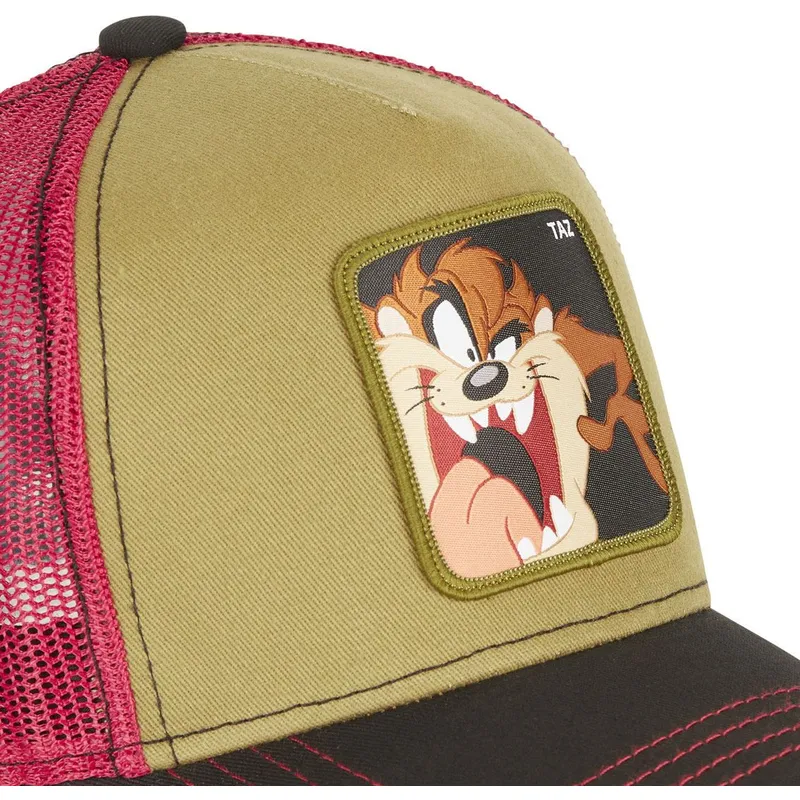 kapa-zaobljena-smeda-snapback-tasmanski-vrag-looney-tunes-capslab