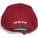 the-no1-face-curved-brim-trusts-no1-distressed-black-white-logo-maroon-adjustable-cap
