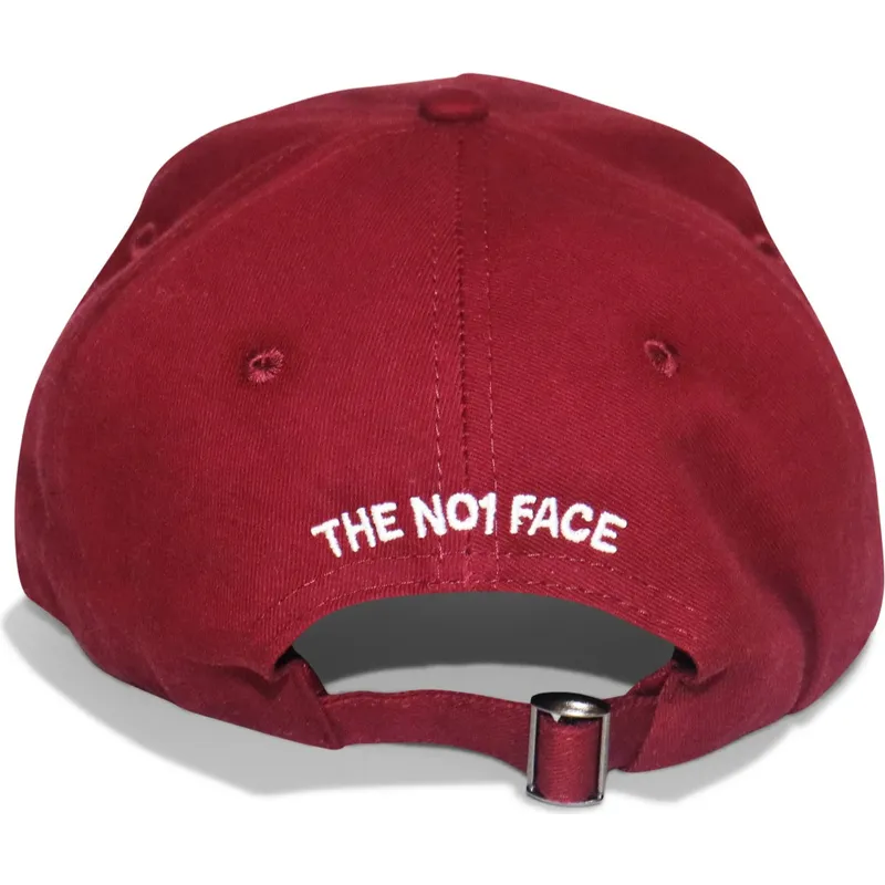 cap-zaobljena-red-adjustable-strap-the-no1-face