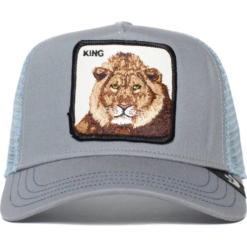 kape-zaobljena-siva-snapback-leon-the-king-lion-the-farm-the-farm-de-goorin-bros