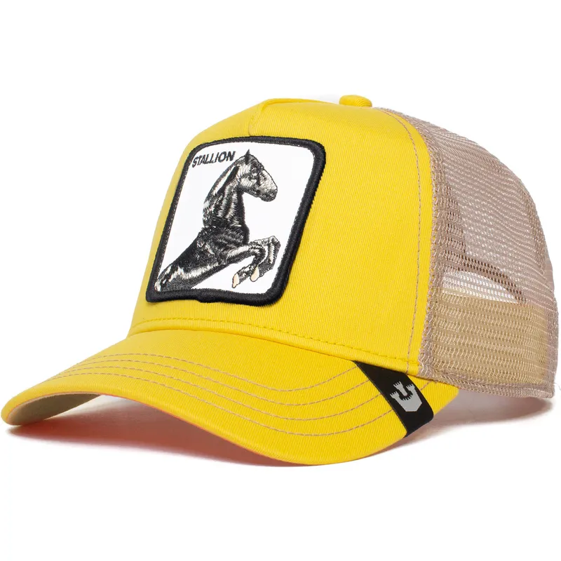 kapa-zaobljena-zuta-snapback-the-stallion-the-farm-goorin-bros