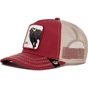 kapa-zaobljena-crvena-snapback-the-bull-the-farm-goorin-bros