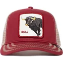 kapa-zaobljena-crvena-snapback-the-bull-the-farm-goorin-bros