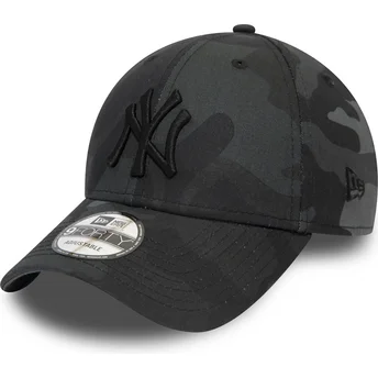 Cap zaobljena camouflage adjustable strap negro negro 9FORTY League Essential New York Yankees MLB New Era