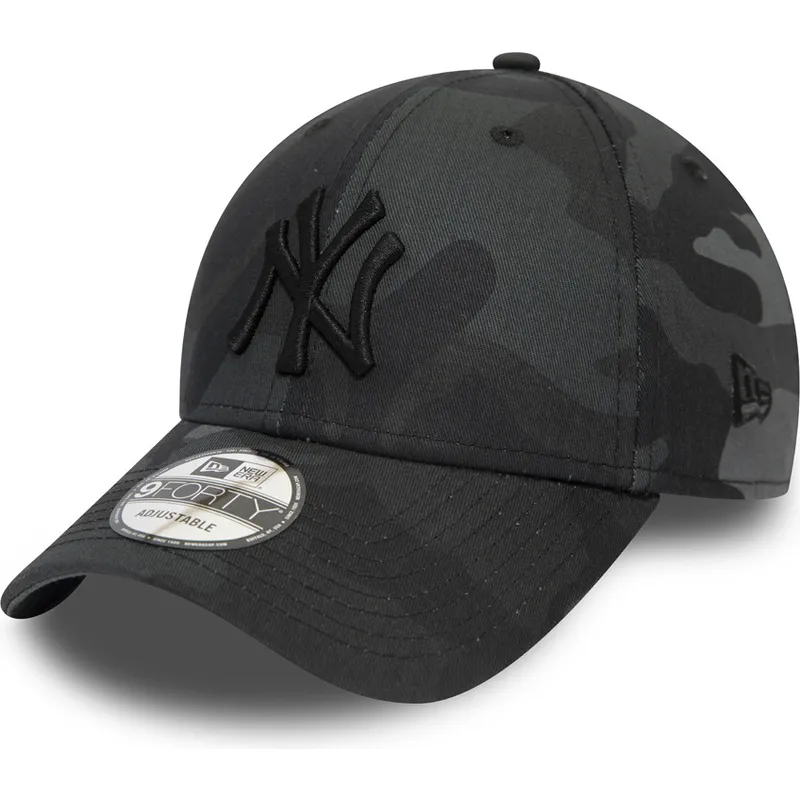 cap-zaobljena-camouflage-adjustable-strap-negro-negro-9forty-league-essential-new-york-yankees-mlb-new-era