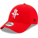 cap-zaobljena-red-adjustable-strap-9forty-the-league-houston-rockets-nba-new-era